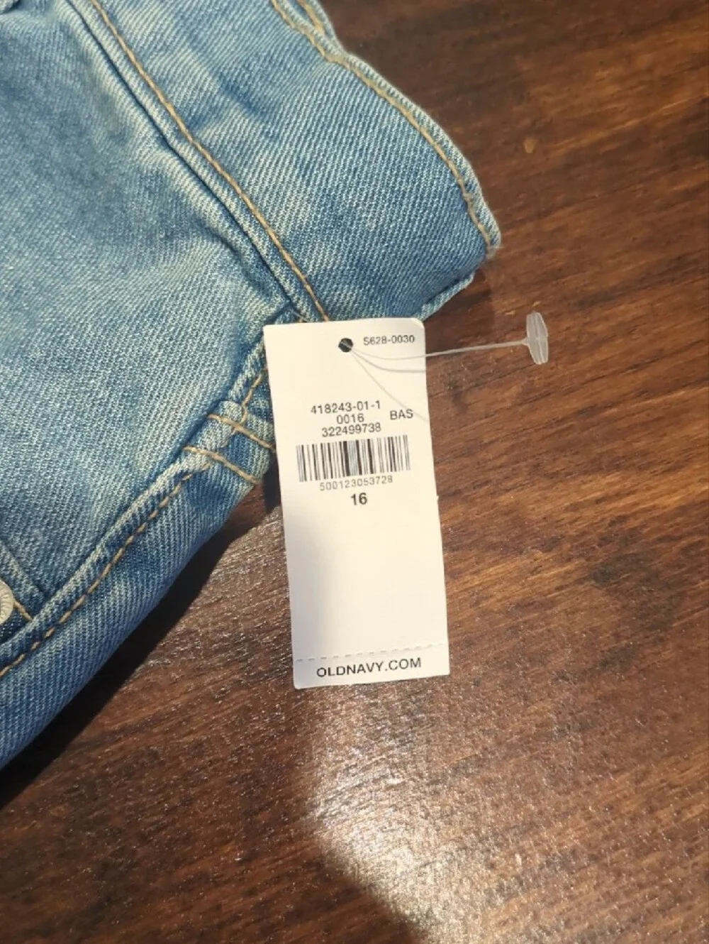 Girls New Wit Tags Old Navy Light Blue Denim Cutoff Shorts Size 16